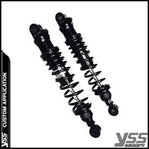 Amortisseurs moto YSS RZ362 320TRL 12 BLK pour Triumph 800 America. Blackpines.fr