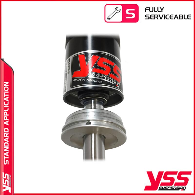 Amortisseurs moto YSS RZ362-330TRL-03-88 pour Bonneville 650 T-120R. Blackpines.fr