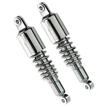 Amortisseurs moto universels YSS RD222-P ressort noir avec cache 100&nbsp;mm-280 &agrave; 370&nbsp;mm  blackpines.fr  blackpines.fr