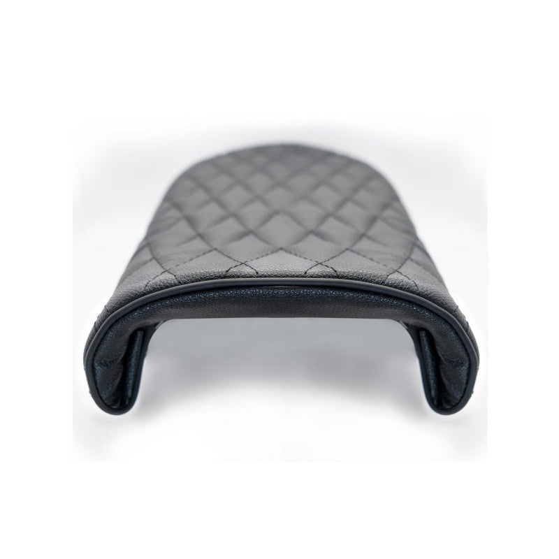 Selle scrambler noire Barracuda  Europacc selle moto blackpines.fr