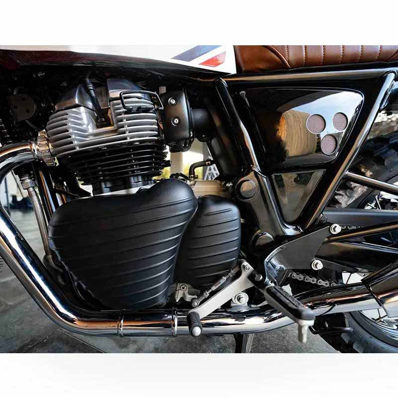 Cache moteur Bonvent Motorbikes pour Royal Enfield 650. Blackpines.fr