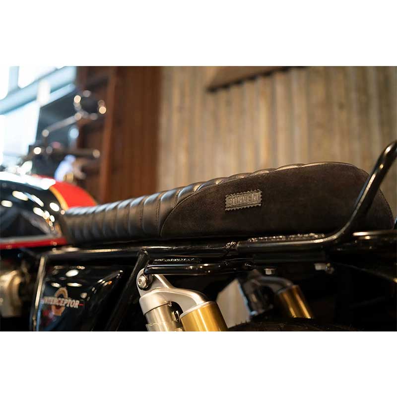 Selle Bonvent Signature pour Royal Enfield serie 650. Blackpines.fr