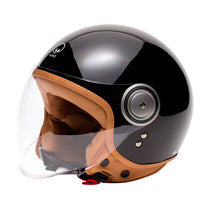 Casque demi jet Marko Elements noir. Blackpines.fr