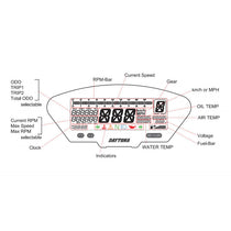 Compteur numerique multifonction DAYTONA DEVA01. Blackpines.fr