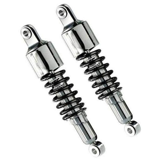 Amortisseurs moto universels YSS RD222-P ressort noir avec cache 60&nbsp;mm-280 &agrave; 370&nbsp;mm  blackpines.fr  blackpines.fr