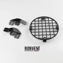 Grille pour tete de fourche scrambler vintage Bonvent Motorbikes. Blackpines.fr