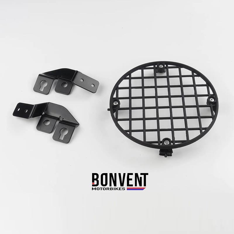 Grille pour tete de fourche scrambler vintage Bonvent Motorbikes. Blackpines.fr