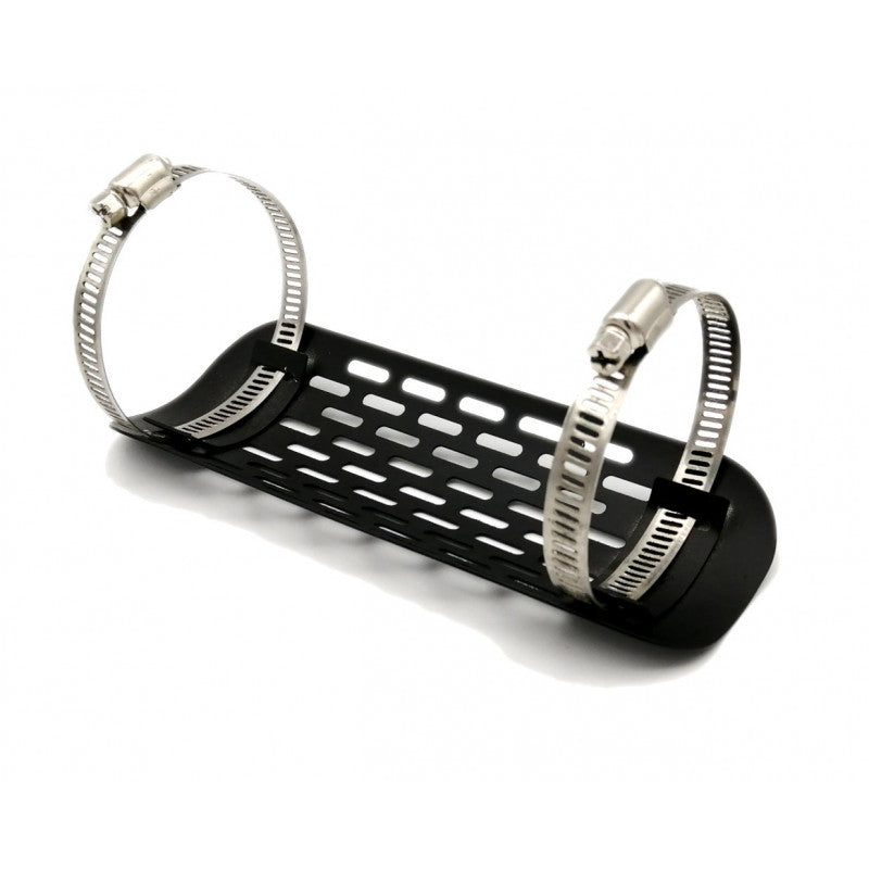 Pare chaleur noir pour echappement moto blackpines.fr 