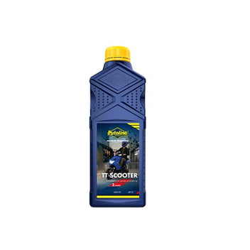 Huile TT scooter Putoline pour moteurs 2 temps. Blackpines.fr
