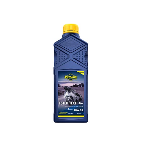 Huile moteur 4 temps Ester Tech 4 plus 10W50 Putoline. Blackpines.fr