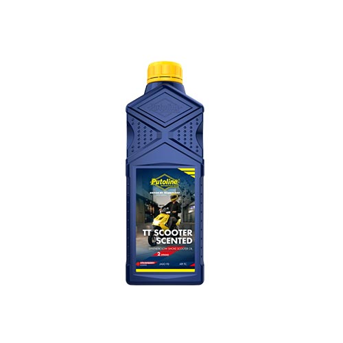 Huile moteur parfumee TT Scooter 2T Putoline. Blackpines.fr