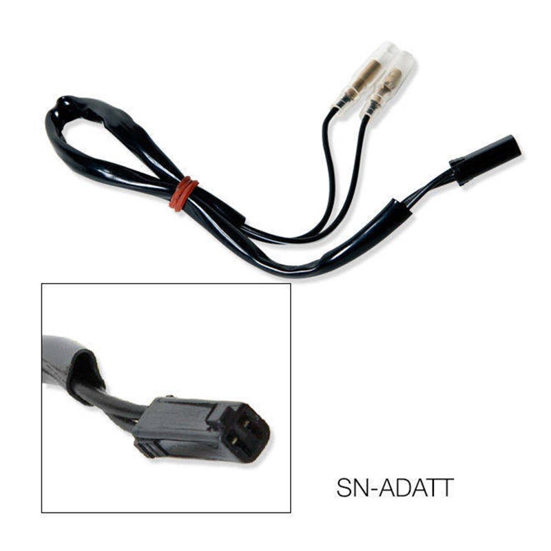 Kit Barracuda branchement clignotants moto sur Suzuki. Blackpines.fr