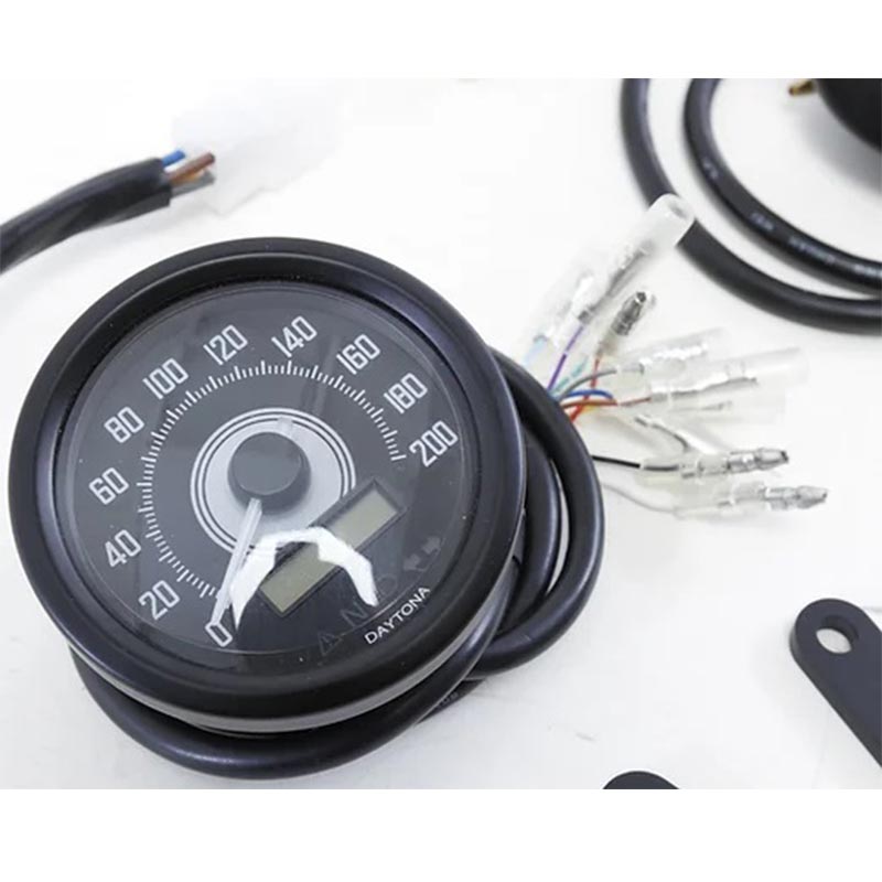Kit compteur double Daytona pour RE650 Hedgehog. Blackpines.fr