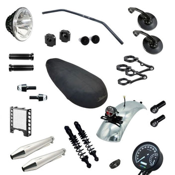 Kit BPCR Blackpines Cafe Racer pour Royal Enfield Interceptor. Blackpines.fr