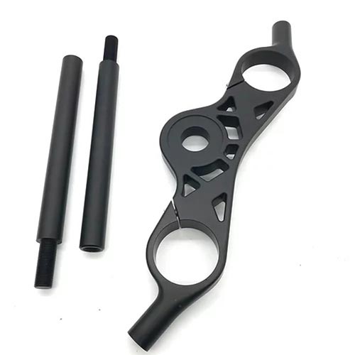 Kit noir tes de fourche V2 Le Motographe pour BMW R nineT Roadster. Blackpines.fr