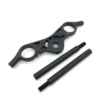 Kit noir tes de fourche V2 Le Motographe pour BMW R nineT Roadster. Blackpines.fr
