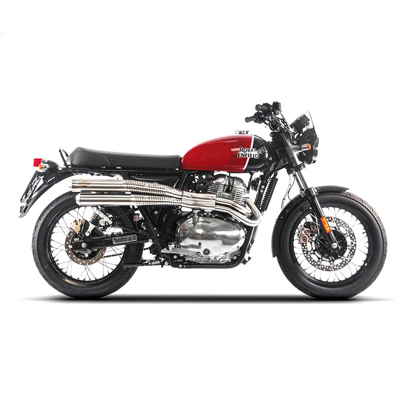 Ligne echappement Zard pour Royal Enfield. Blackpines.fr
