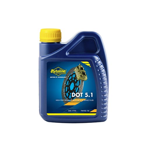 Liquide de frein synthetique DOT 5.1 Putoline. Blackpines.fr