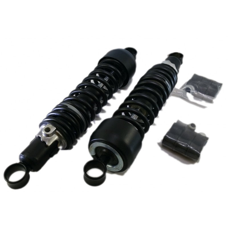 Paire d'amortisseurs CAFE RACER universel 325mm noir-blackpines.fr