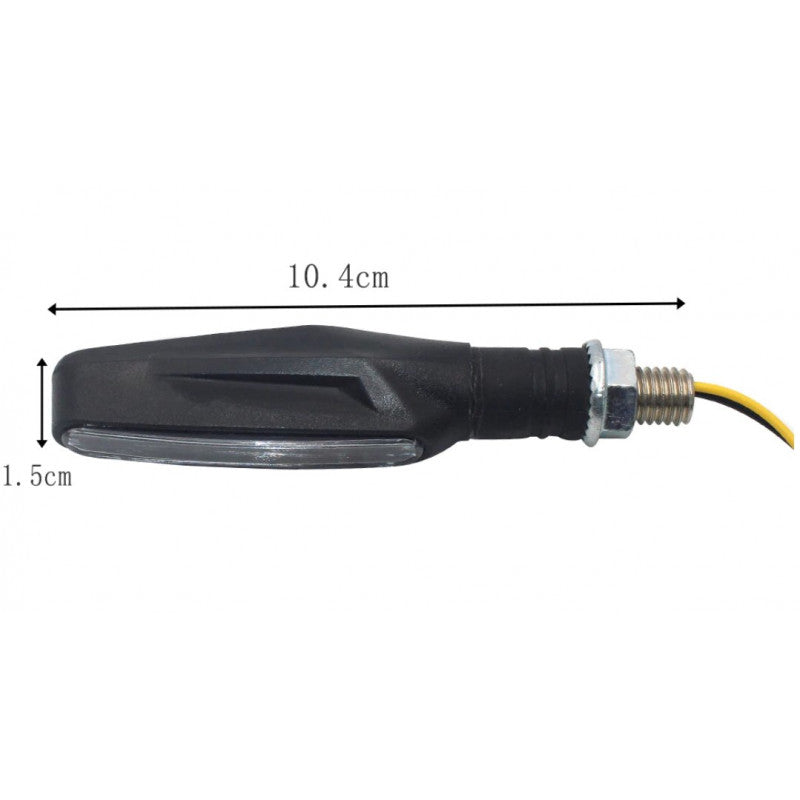 Clignotants LEDS sequentiels BRAZOLINE FURTIF NOIR ECO-blackpines.fr