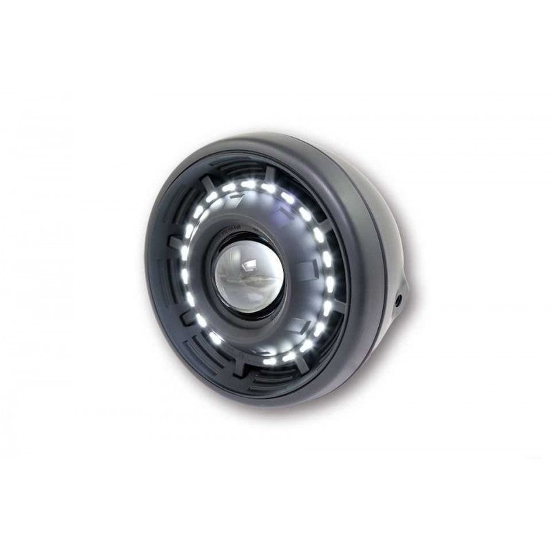 Phare LED moto Cyclope. Blackpines.fr