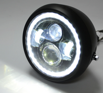 Phare avant moto HALO &agrave; LED  blackpines.fr  blackpines.fr