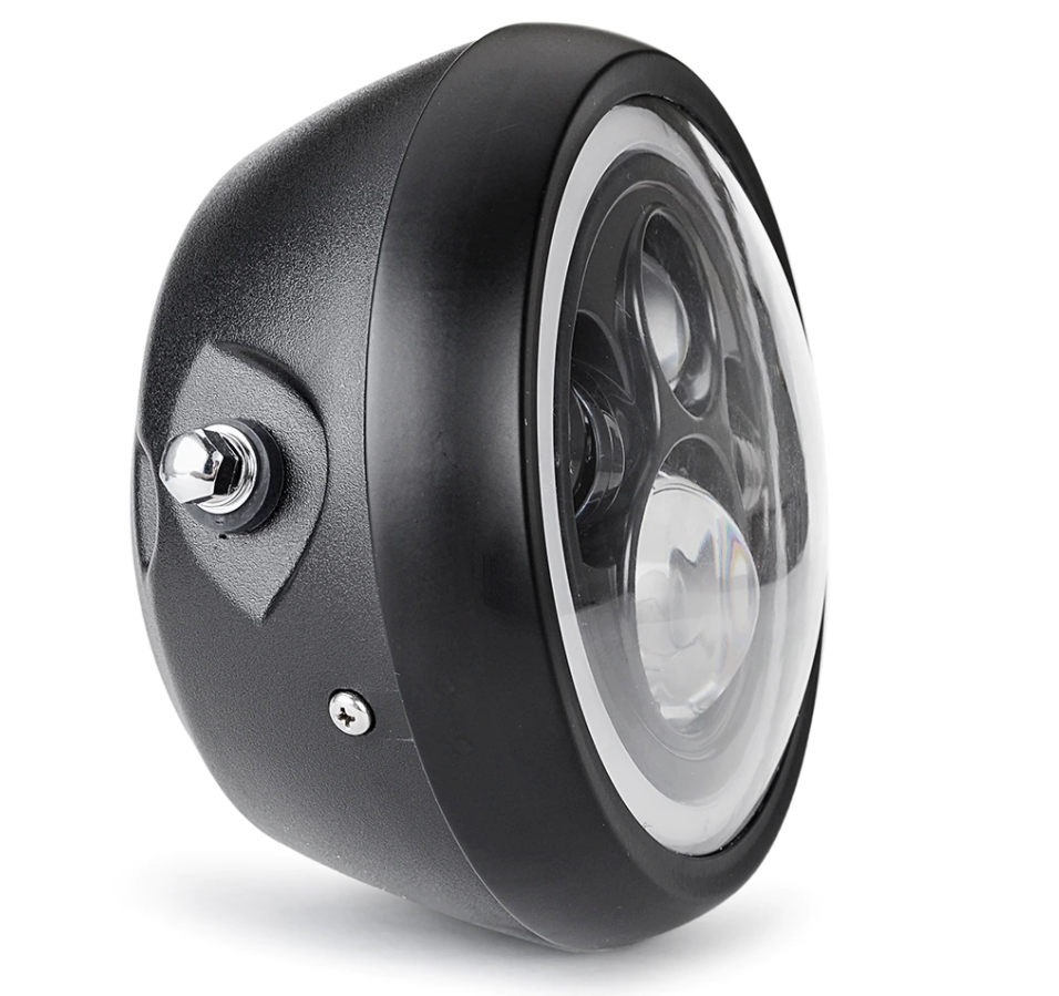 Phare avant moto HALO &agrave; LED  blackpines.fr  blackpines.fr