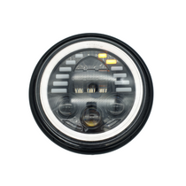 Phare avant moto - optique led et clignotants s&eacute;quentiels  blackpines.fr PHARE AVANT blackpines.fr