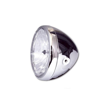 Phare Café Racer Brazoline RENO - Noir ou Chrome-blackpines.fr