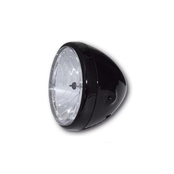 Phare Café Racer Brazoline RENO - Noir ou Chrome-blackpines.fr