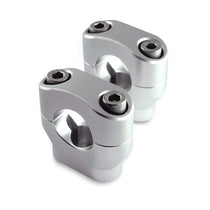 Pontets de guidon rebelmoto - 3 diam&egrave;tres disponibles 28.6 mm / Argent rebelmoto pontet blackpines.fr