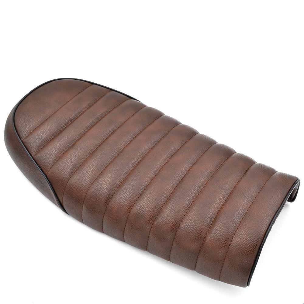 Selle moto Scrambler Noir ou Marron-blackpines.fr