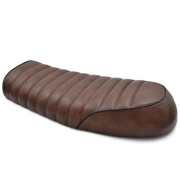 Selle moto Scrambler Noir ou Marron-blackpines.fr