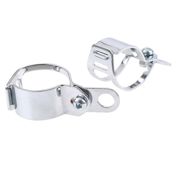 Supports chrome pour clignotants. Blackpines.fr