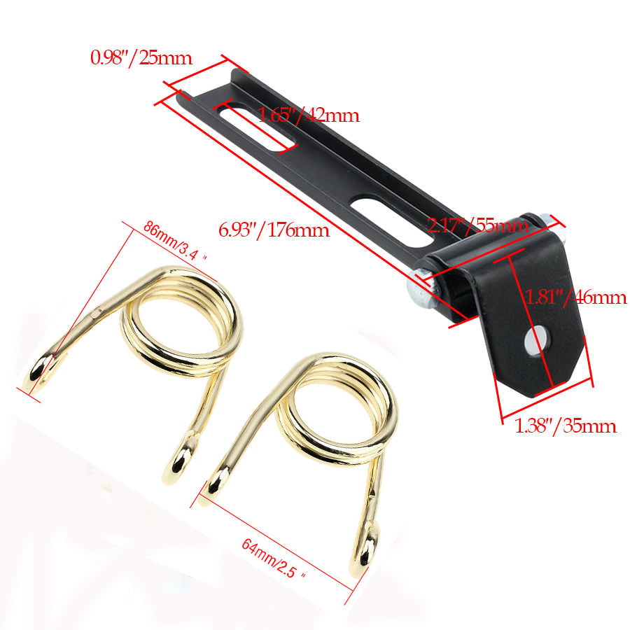 Kit support selle BOBBER Or ou Chrome-blackpines.fr