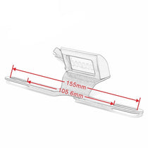 Support de plaque avec éclairage Led-blackpines.fr