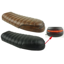 Selle scrambler avec bandeau LED-blackpines.fr