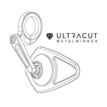 Retroviseur moto embout de guidon Mo.VIew Blade Motogadget. Blackpines.fr