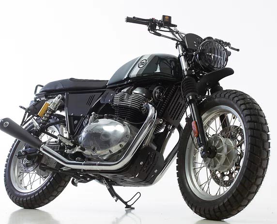 Sabot moteur pour Royal Enfield 650 par Hedgehog Motorcycles. Blackpines.fr