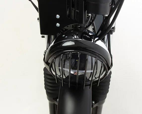 Saute-vent Hedgehog Motorcycles pour Royal Enfield 650. Blackpines.fr