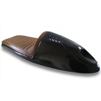 Selle moto coque C racer Deluxe Noire ou Marron Marron europ acc selle moto blackpines.fr