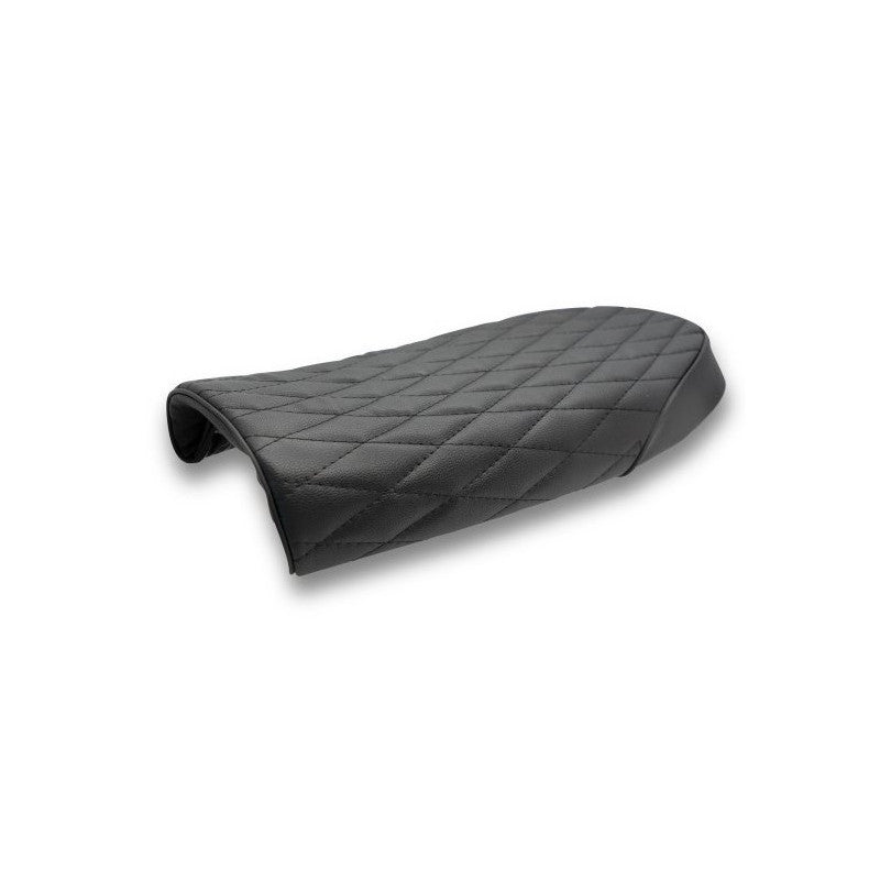 Selle scrambler noire Barracuda  Europacc selle moto blackpines.fr