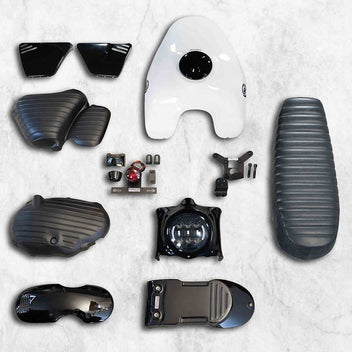 Kit Super Scrambler blanc Bonvent pour Interceptor. Blackpines.fr
