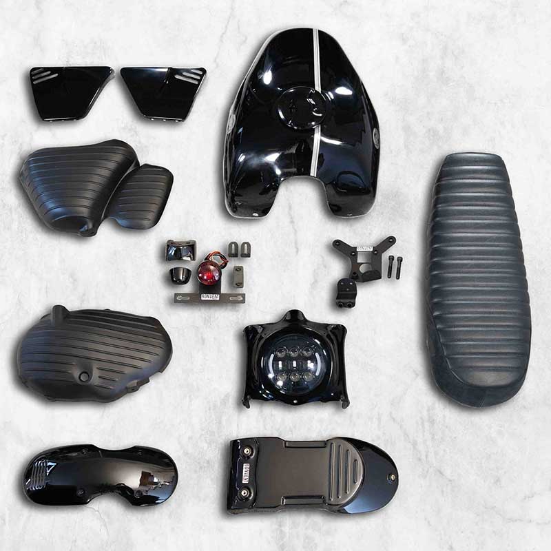 Kit Super Scrambler noir Bonvent pour Interceptor. Blackpines.fr