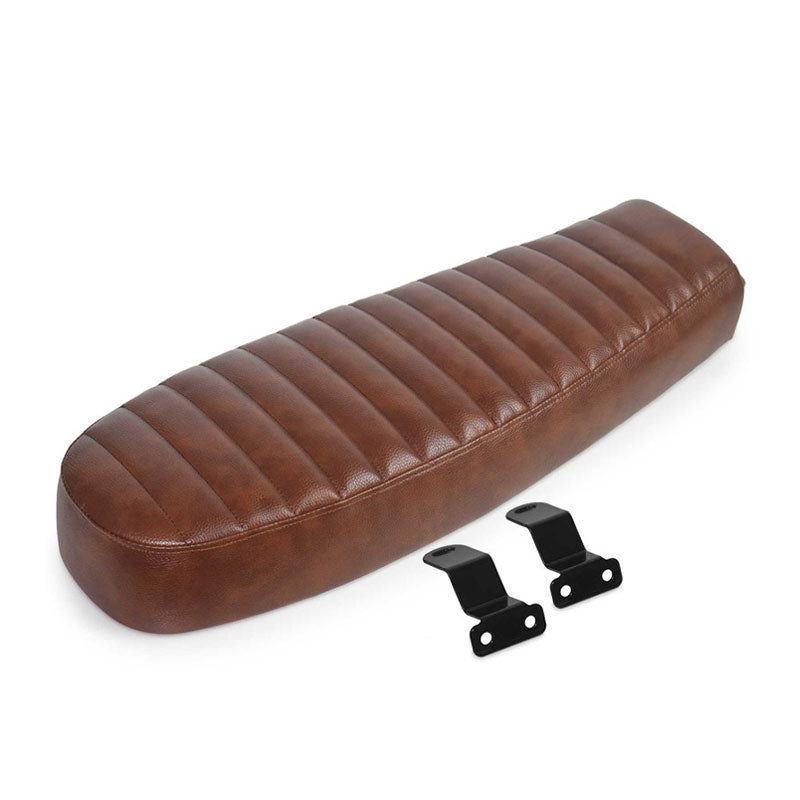 Selle scrambler plate universelle Brazoline. Blackpines.fr