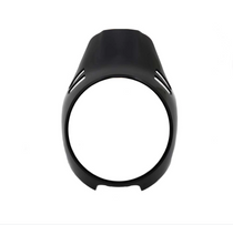 T&ecirc;te de fourche moto scrambler Noire blackpines.fr  blackpines.fr