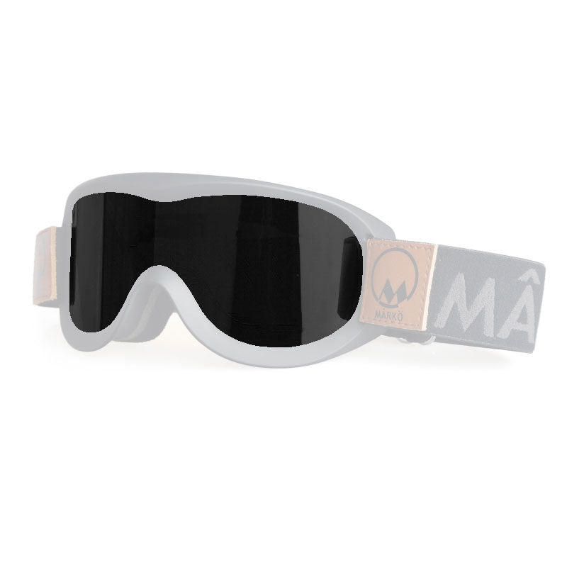Verre Dark Smoke pour masques moto B8 Marko. Blackpines.fr