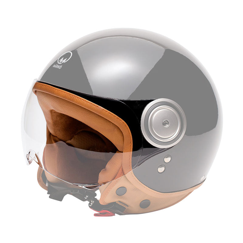 Visiere aviateur pour casque demi-jet Marko Elements. Blackpines.fr